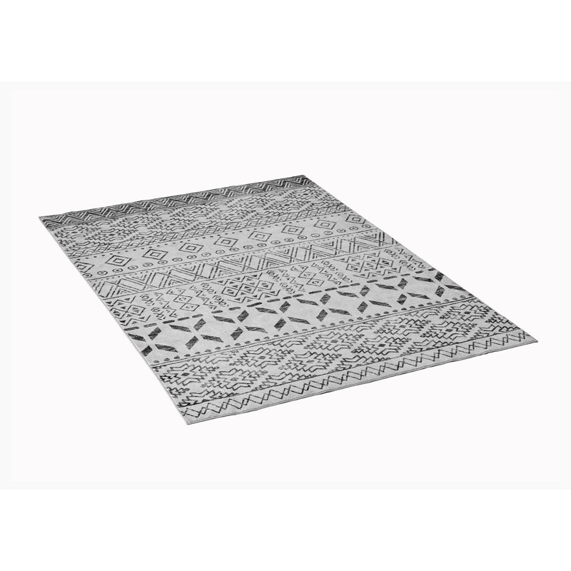 Tapis rectangulaire Ilana avec envers antidérapant, Rectangle 5 pi x 7 pi