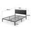 Alexandra Upholstered Faux Leather Headboard Bed Frame-944723227