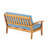 Peyton Love Seat + Coffee Table