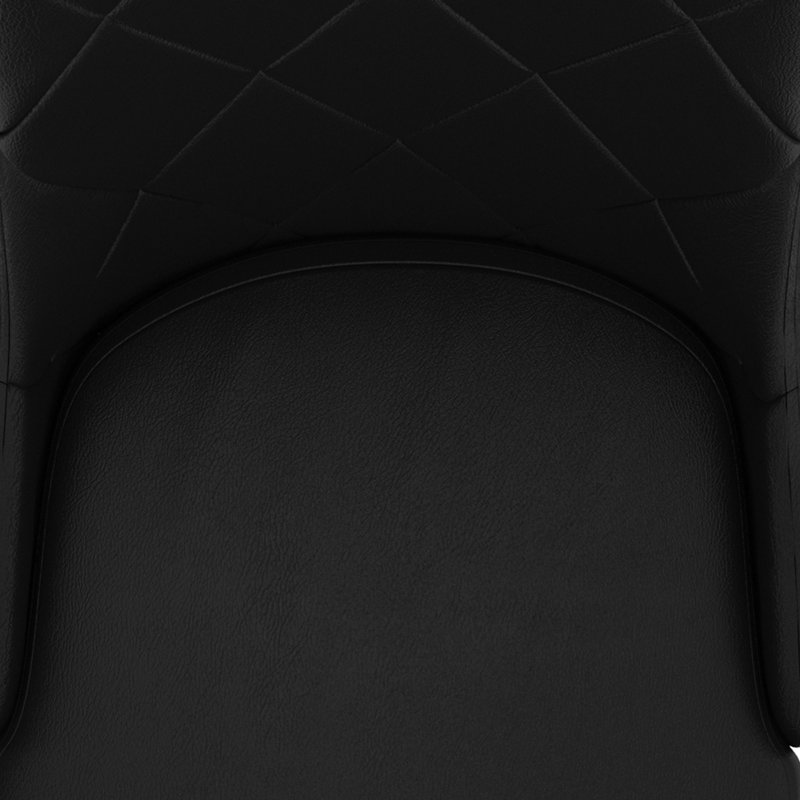 Chaise d'appoint Devo noire (paquet de 2), Noir