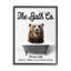 «Trinx Vintage Bathroom Bear», art giclée par lettrage et doublure-1450045513-1449267817