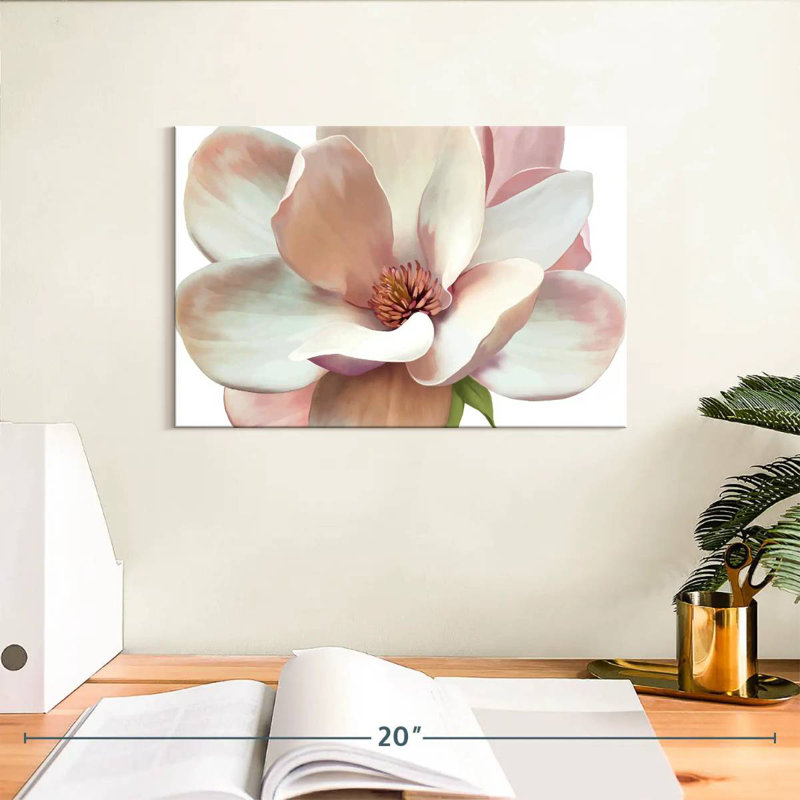 Magnolia rose Harnek, H 8 po x l 12 po