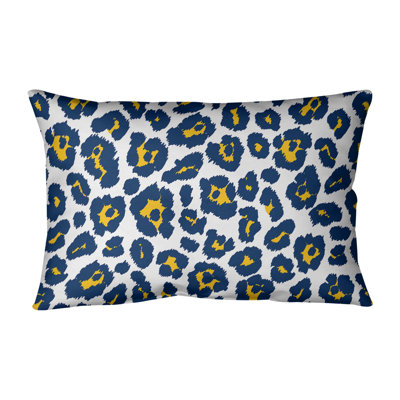 Animal Print Linen Reversible Pillow Cover