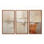 «Abstract Beige Brown Road Collage», ensemble d'art mural abstrait-111758523-111758520