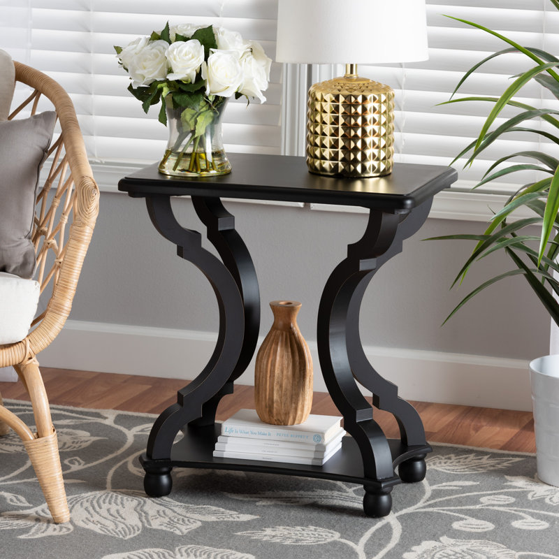 Alaysia End Table, Black