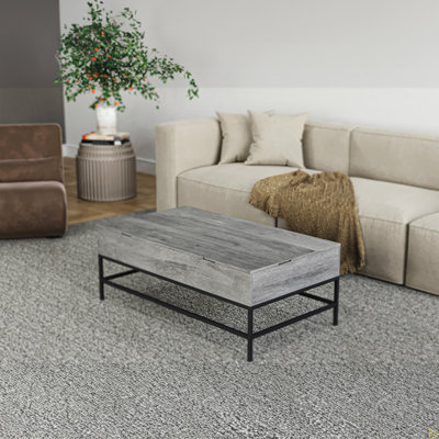 Table basse à plateau relevable