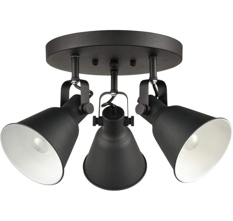Ensemble de rail d'éclairage 9,8 po 3 lumières