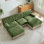 Canapé Chesterfield en U