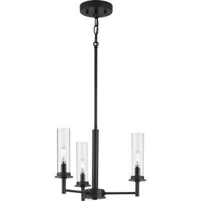 Luminaire suspendu cylindrique unique à 3 lumières