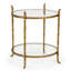 Carley Glass End Table