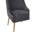 Chaise d'appoint rembourrée avec revêtement en velours plissé Rizo-577513268-577511646