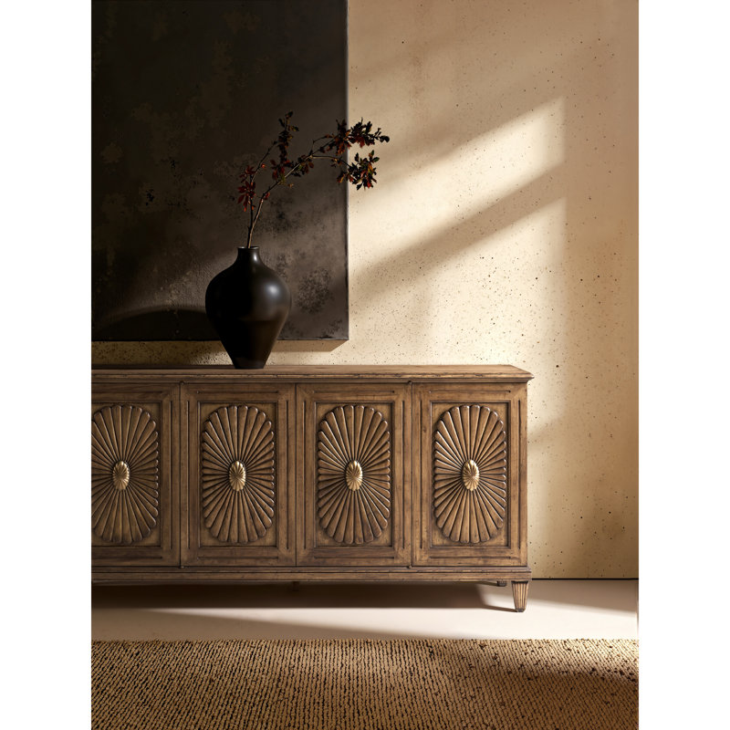 Palm Court 76'' W Solid Wood Sideboard