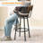 Margrate Counter Stool with Metal Frame-809474983