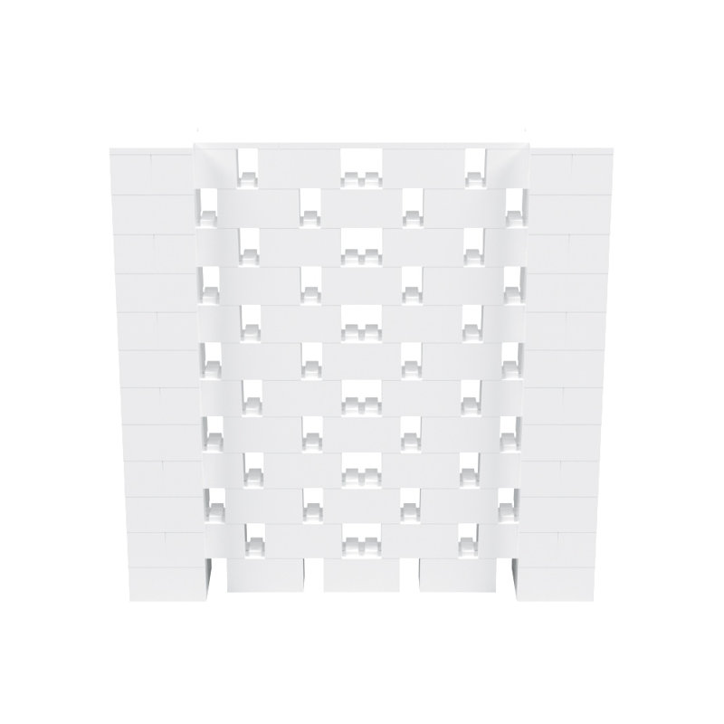 Ensemble mural Everblock, Blanc, H 72 po x l 72 po x P 12 po