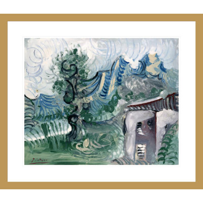 «Landscape» par Pablo Picasso, impression giclée sur cadre