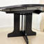 Table de salle à manger Farmhouse, table ovale extensible avec rallonge amovible-1943095793