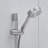 10-Inch Shower System, Slide Bar Shower Faucets Sets Complete Round Shower Heads And 5-Spray Handheld Combo, Wall Mounted Matte Black Shower Faucet