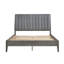 Lit plateforme très grand en tissu d'ameublement Modern Eastern