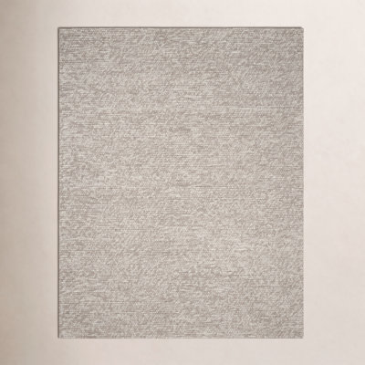 Elle Beige Hand-Woven Wool Rug