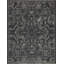 Queens Hand Knotted Wool Area Rug in Midnight/Ivory/Gray-694453525