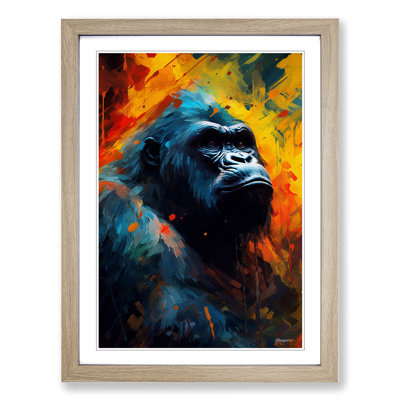 Gorilla Abstract No.2 - Framed Print