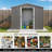 8 x 10 FT Outdoor Metal Storage Shed-123384840-123384835