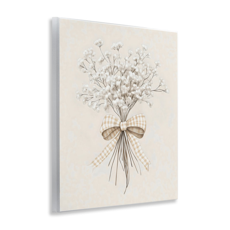 Plaque murale Farmhouse Baby's Breath, design par Arlington Prints