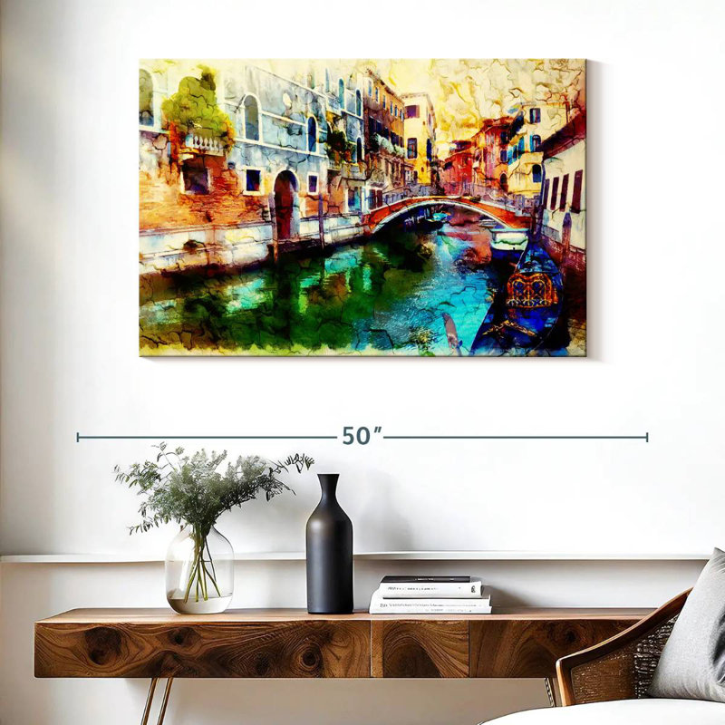 Hannes Memories Of Venice, H 26 po x l 39 po
