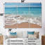 Shoreline Shadows On Beautiful Beach - ensemble d'art mural côtier-107733997-107734000