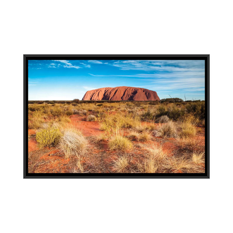 « mighty uluru, australia » par matteo colombo, impression sur toile, H 18 po x l 26 po x P 1,5 po, Pas de tapis