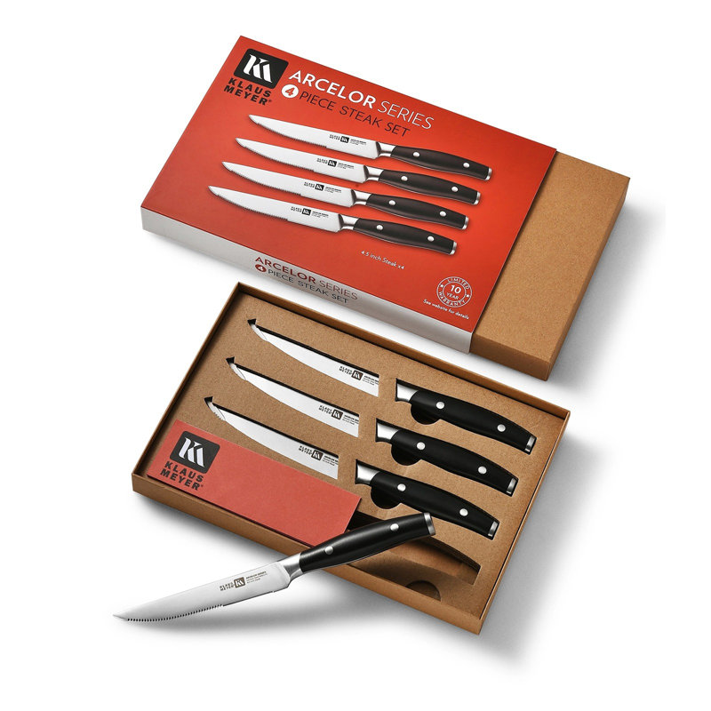 Klaus Meyer Arcelor 4.5'' Steak Knives Set
