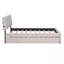 Lit plateforme tapissier avec lit gigogne double Teddy-680872262-680872267