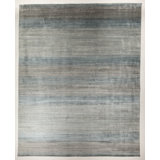 Striped Area Rug in Charcoal/Blue