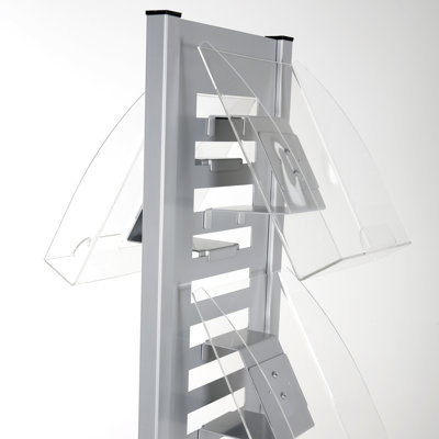 MT Displays 67.36'' H Rotating Pamplet Rack