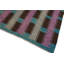 Tapis brun en laine fait à la main de conception unique 8 pi 7 po x 9 pi 10 po Pekalongan