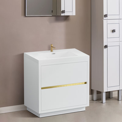Meuble-lavabo autoportant 36 po avec lavabo 36 po
