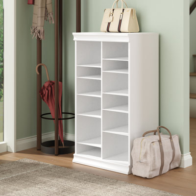 Modular Adjustable 16-Shelf Divided Storage Organizer