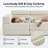 Sisler 71" Boneless Sofa Upholstered Corduroy Couch Sleeper-881796915
