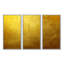 Texture dorée - ensemble de 3 toiles abstraites encadrées-2126984437-2082633489