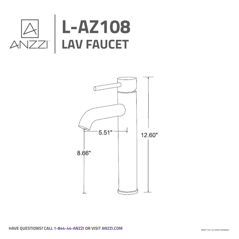 Valle Single-handle Bathroom Faucet, Polished Chrome