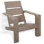 Chaise Adirondack corail Queensland