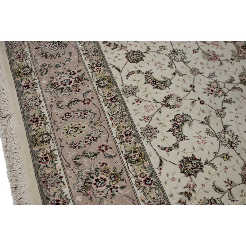 Tapis rectangulaire noué à la main