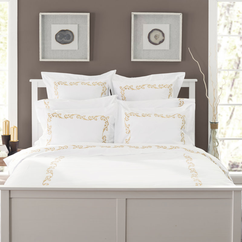 Tuscany Duvet Cover, King Duvet Cover, Gold