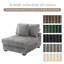 Upholstered Accent Chair with Footstool-675932309