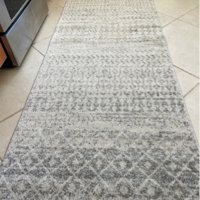 Kenmore Geometric Light Gray/Gray/White Area Rug AllModern Rug Size: Rectangle 7'10 x 10'3