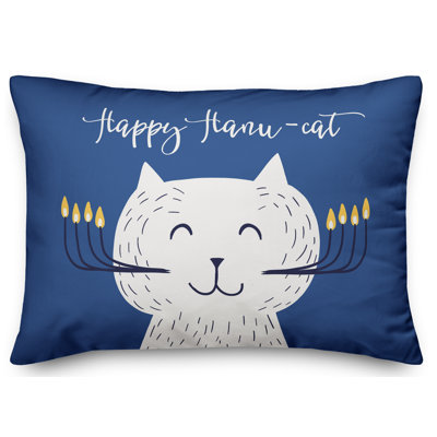  Housse de coussin Happy Hanu-Cat