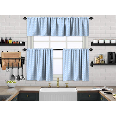 Cantonnière et rideau de cuisine Boho Design