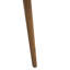 Chaise d'appoint rembourrée en lin taupe Davorin