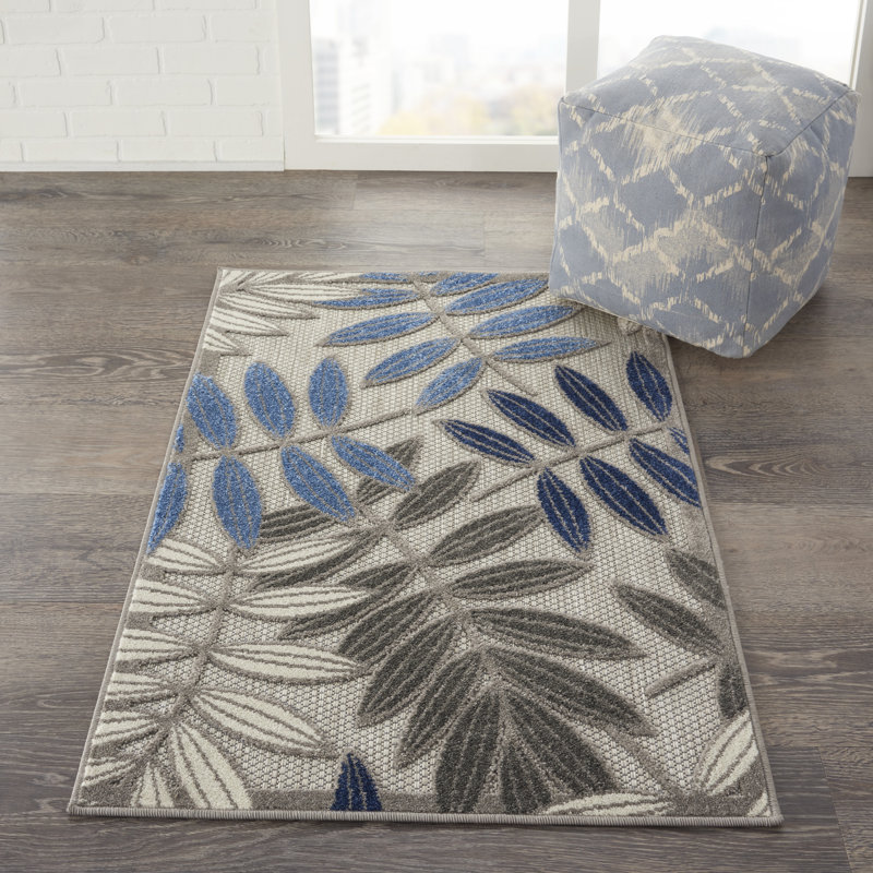 Tapis gris Newton, Rectangle 2 pi 8 po x 4 pi