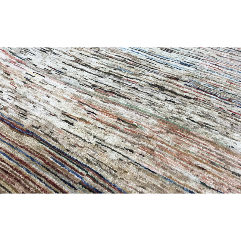 Hand-Knotted High-Quality Cream Area Rug